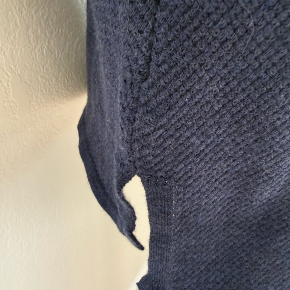 Krimson Klover Everlasting Sweater Tunic Ultrafine Merino Wool Blue Medium - Picture 8 of 10